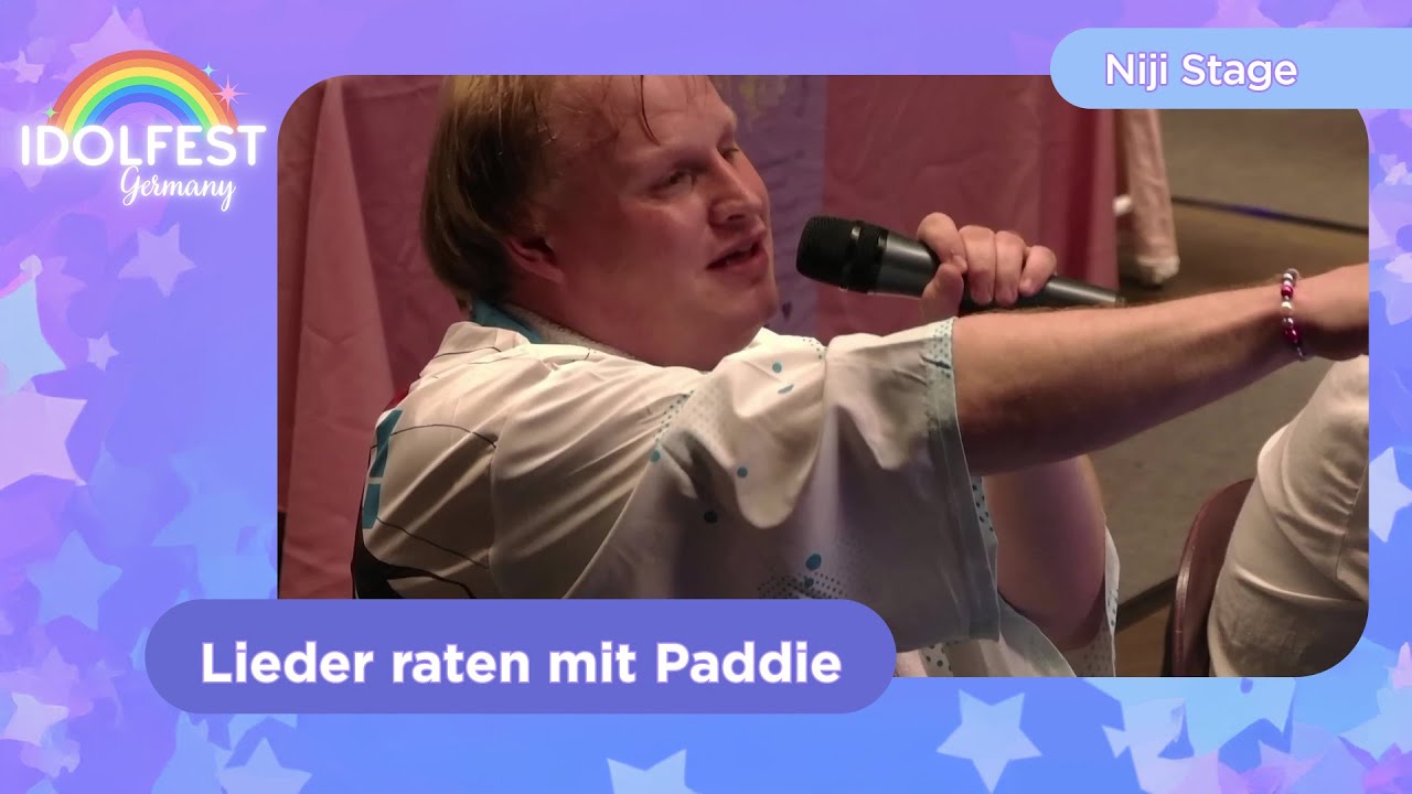 Idolfest Germany 2025 | Niji Stage | Lieder raten mit Paddie