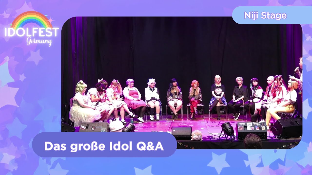 Idolfest Germany 2025 | Niji Stage | Das große Idol Q&A